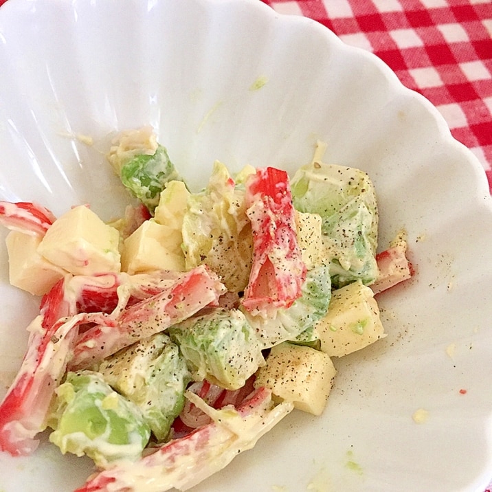 アボカドとカニカマとチーズのサラダ レシピ 作り方 By Thank You Good Bye 楽天レシピ